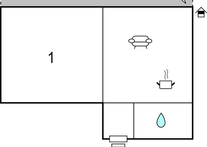 1 Bedroom Awesome In 公寓 扎达尔
